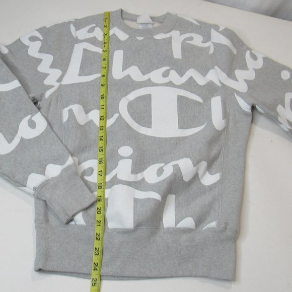 Champion Reverse Weave All Over Graphic Print Sweatshirt Size XS - Picture 5 of 6